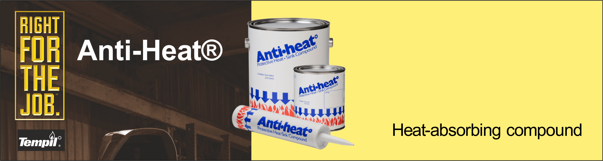 Anti-heat protective heat-sink compound